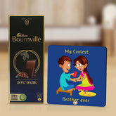 Coolest Brother Ever Keepsake And Choco Rakhi Gift Hamper For Sibling