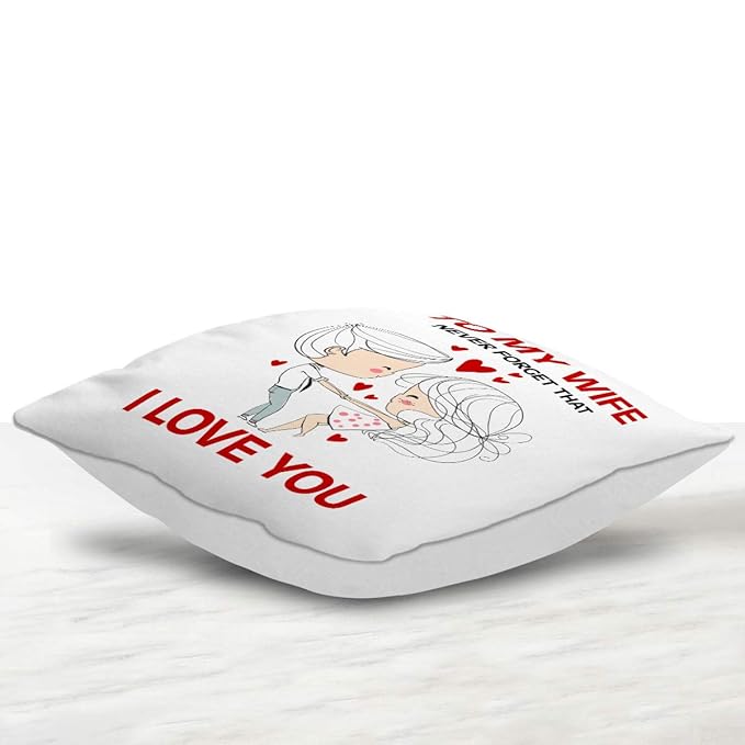 To My Wife Cushion