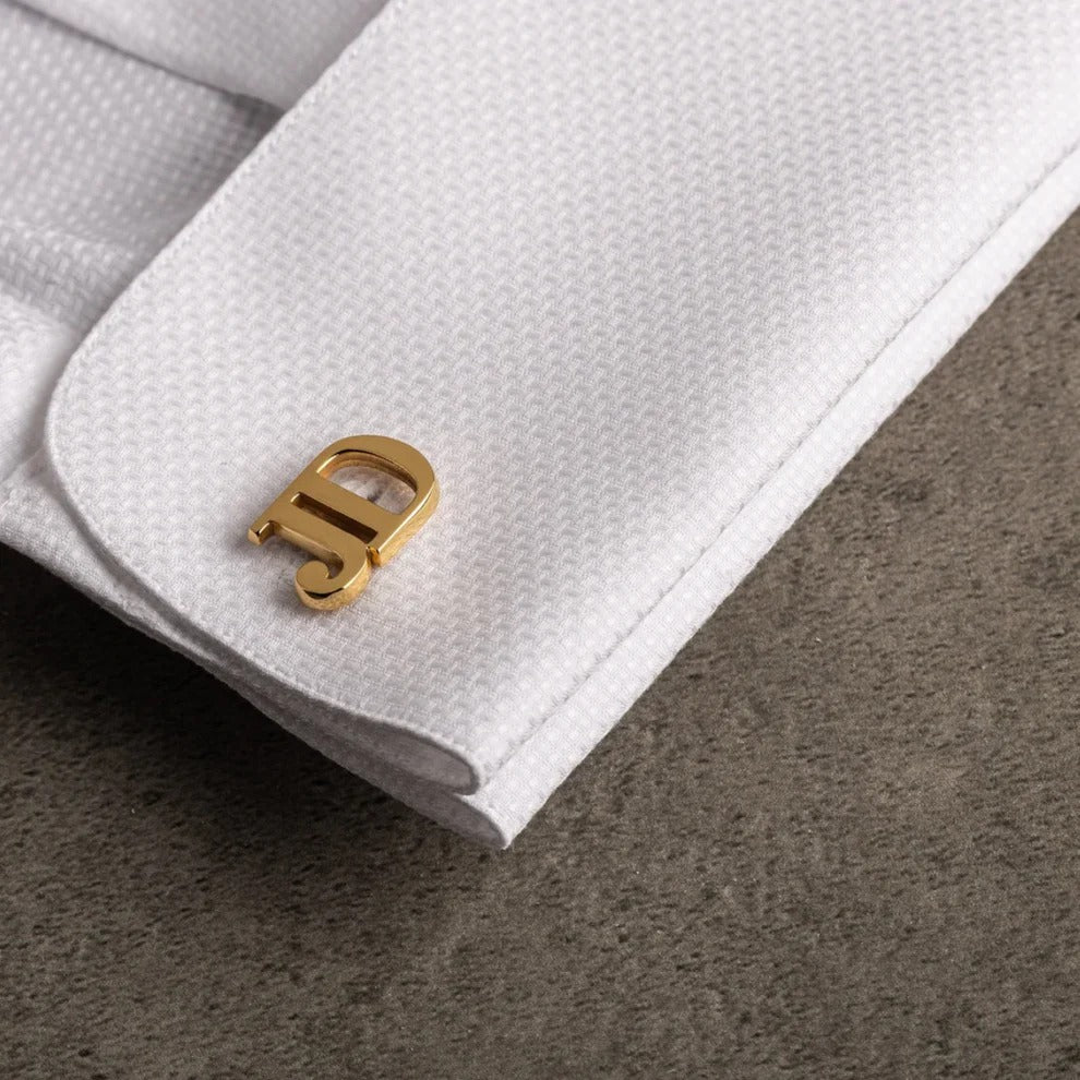 Personalised Metal Initial Cufflinks