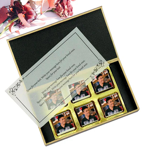 Rakhi Themed Yellowish Customised Gift For Brother