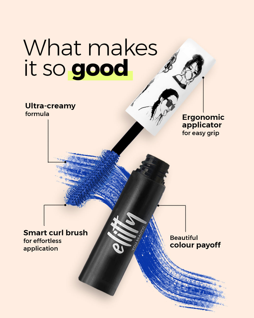 Elitty Pop Colored Lush Lashes Mascara