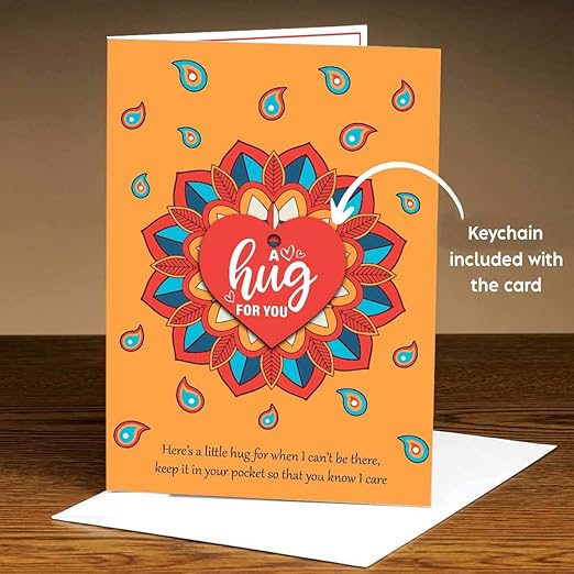 A Hug for You Card with Fridge Magnet