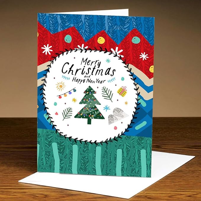 Surprises Wishes Christmas Greeting Card