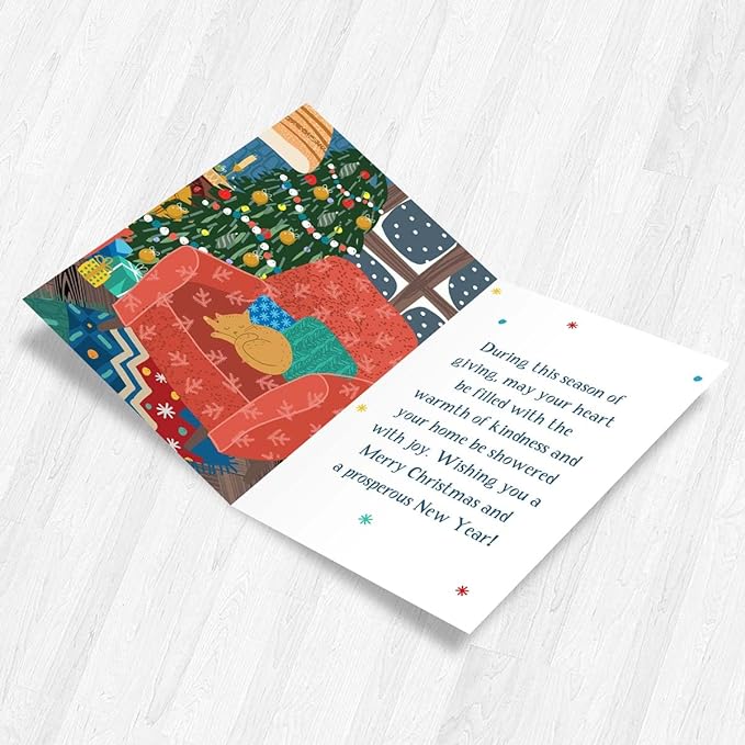 Jolly Wishes Christmas Greeting Card-2