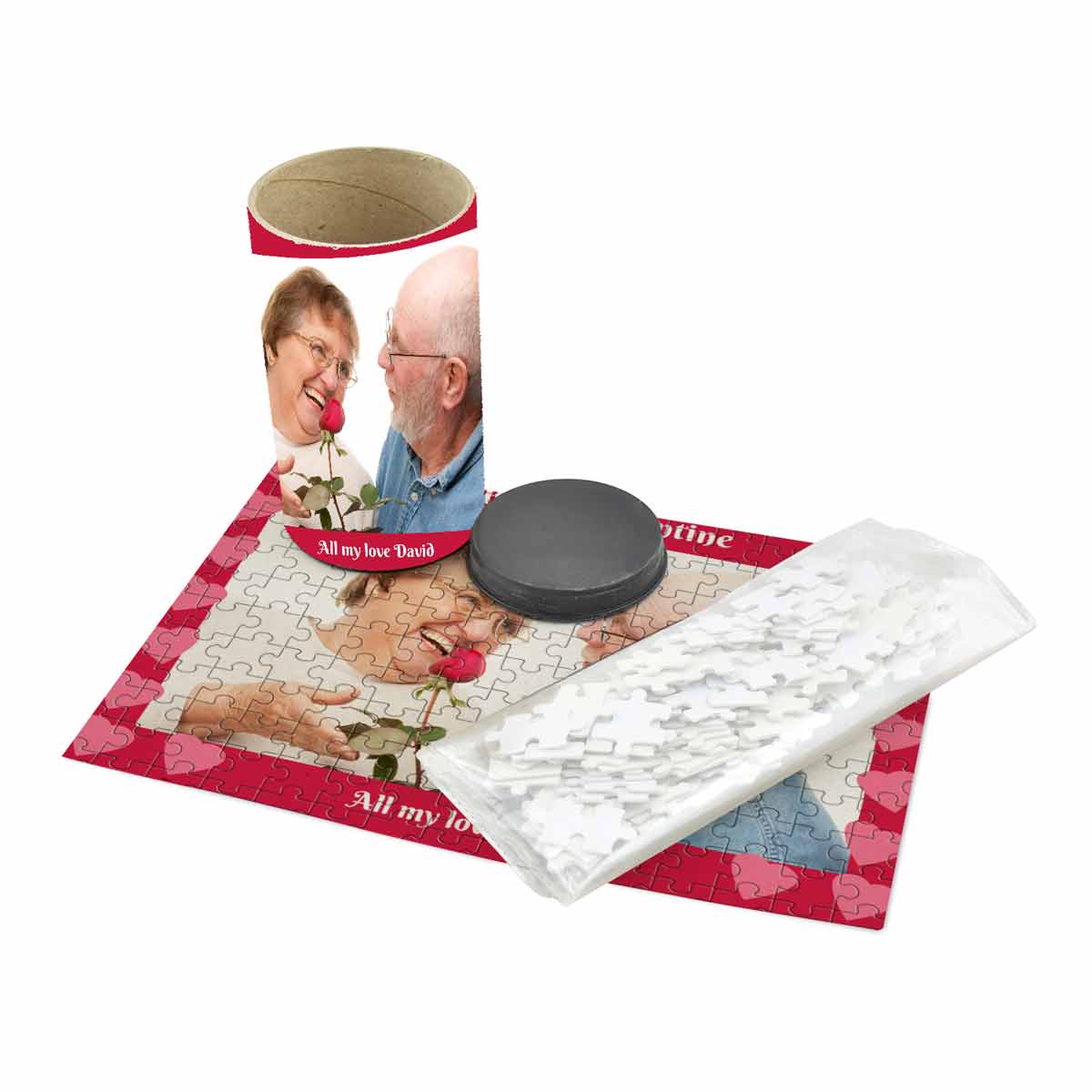 Personalised Valentine Jigsaw Keepsake
