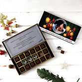 Wish Merry Christmas and New Year With Personalised Photo Chocolate-1