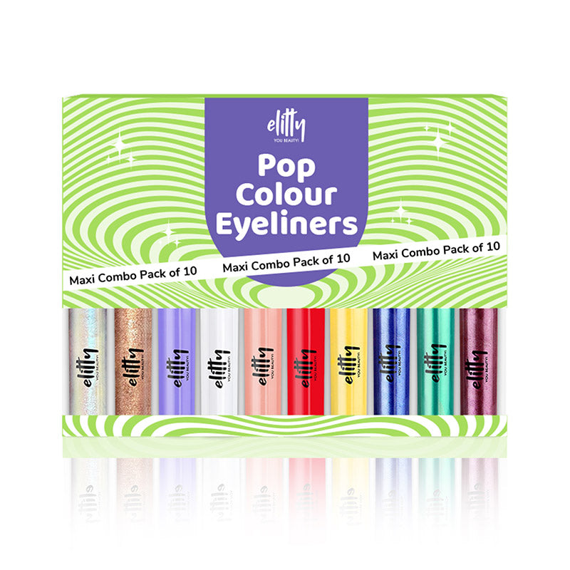 Elitty Maxi Pop Colour Liquid Eyeliner Combo