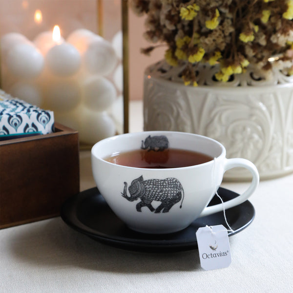 Assortment of Fine Teas - 90 Teabags in Handcrafted Cutwork Wooden Box-3
