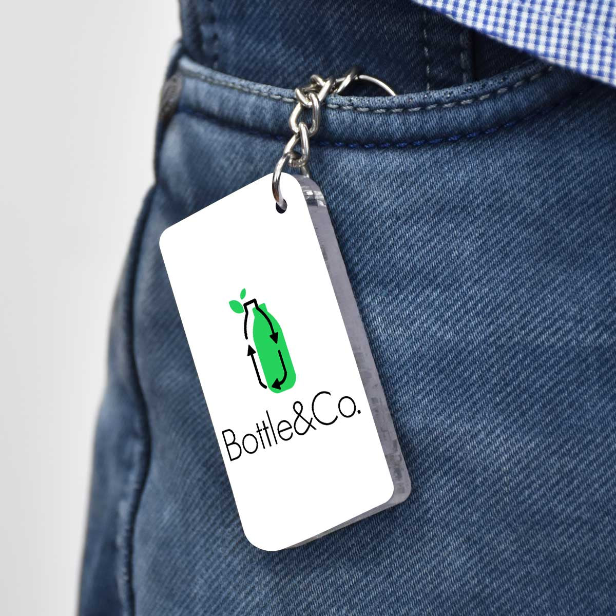 Personalised Rectangle Acrylic Keychain (Bulk/Corporate Orders Only)