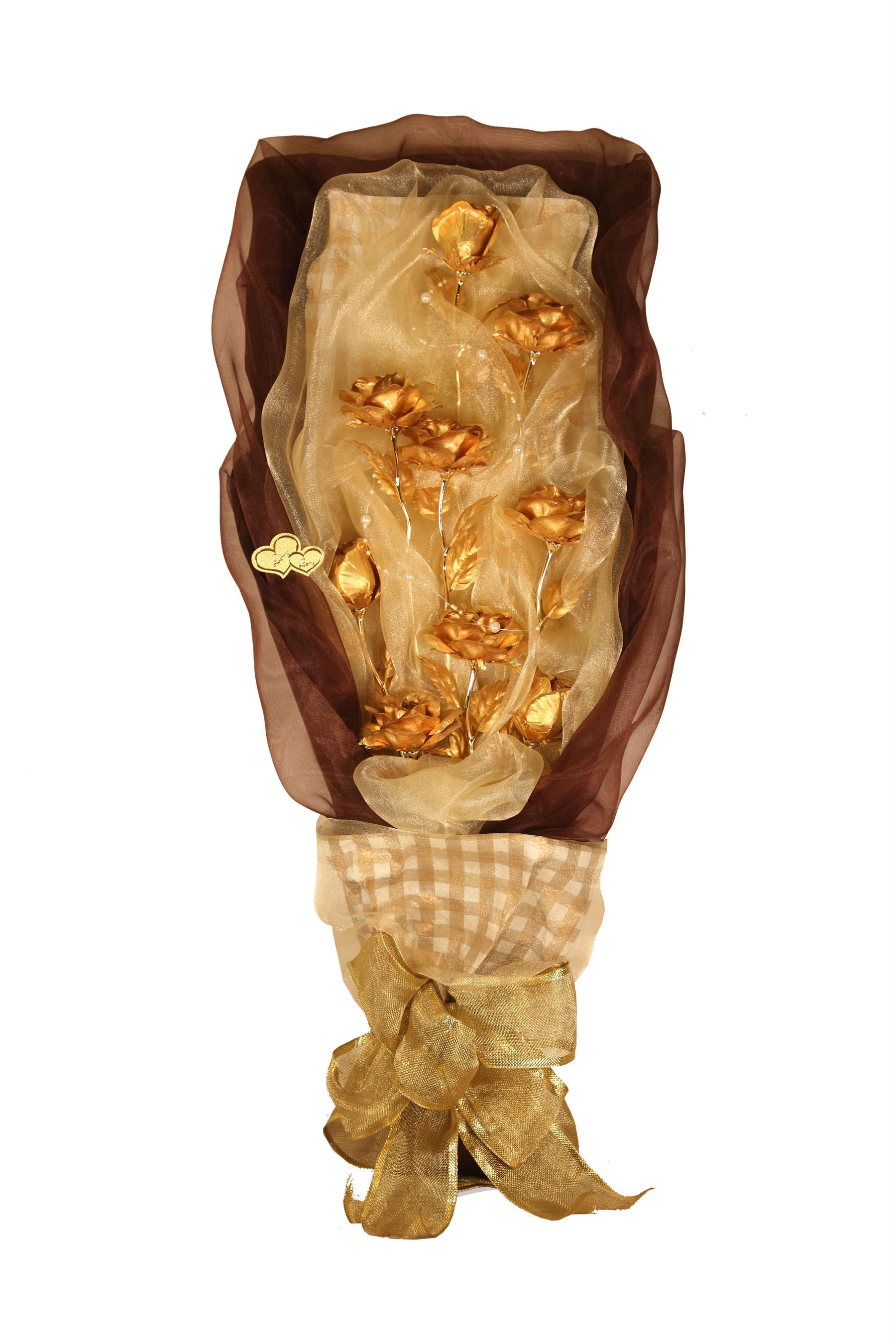 Unique Rose Bouquet in Gold 24K-2