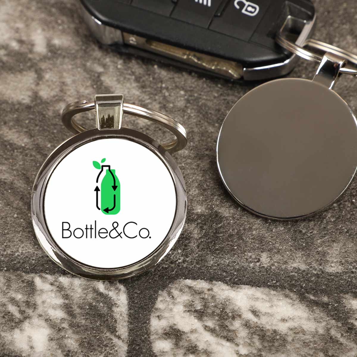 Personalized Round Metal Keychain (Bulk/Corporate Orders Only)