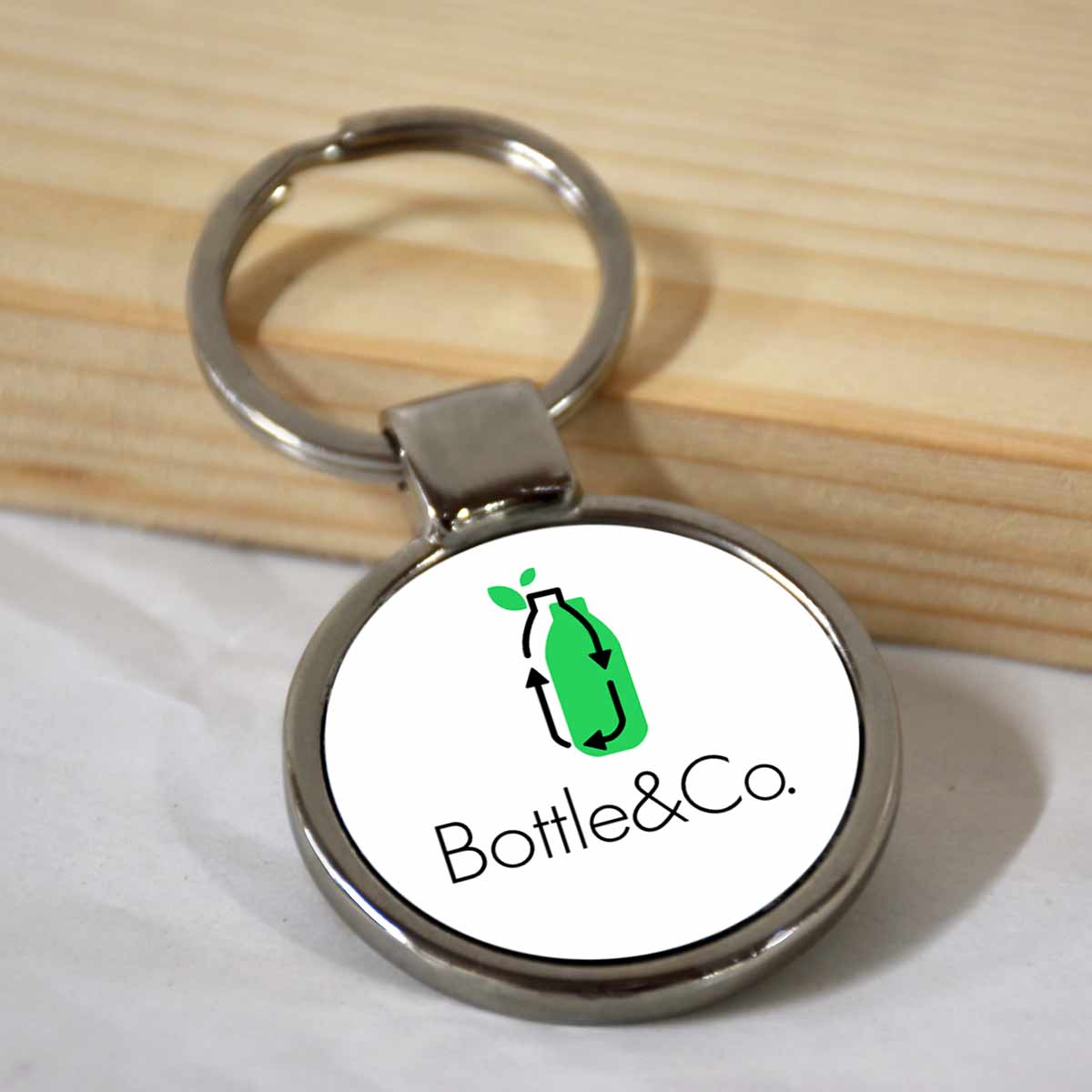 Personalized Round Metal Keychain (Bulk/Corporate Orders Only)