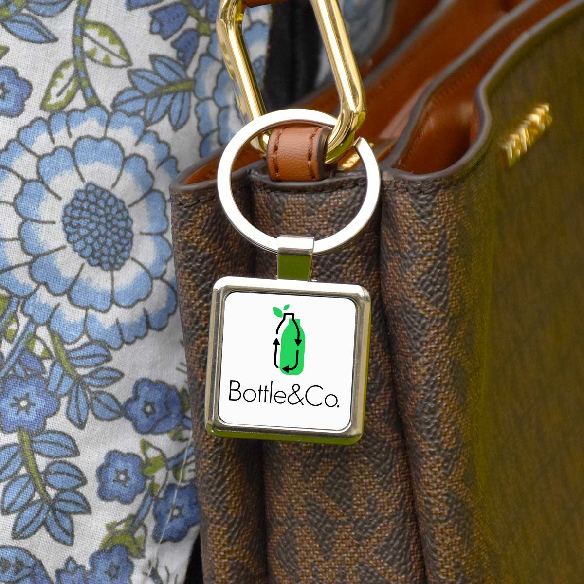 Personalized Square Metal Keychain (Bulk/Corporate Orders Only)