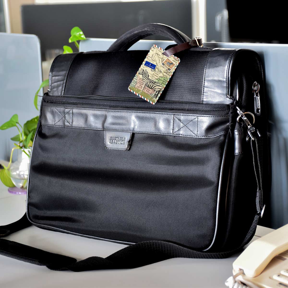 Personalised Africa Luggage Tag