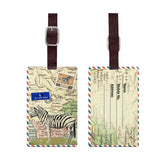 Personalised Africa Luggage Tag