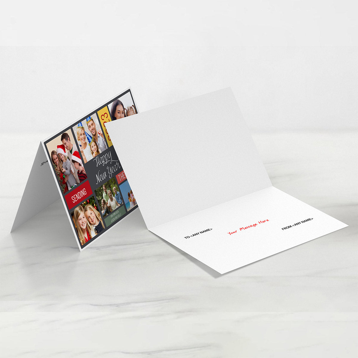 Personalised Jolly Season's Greeting Card-3