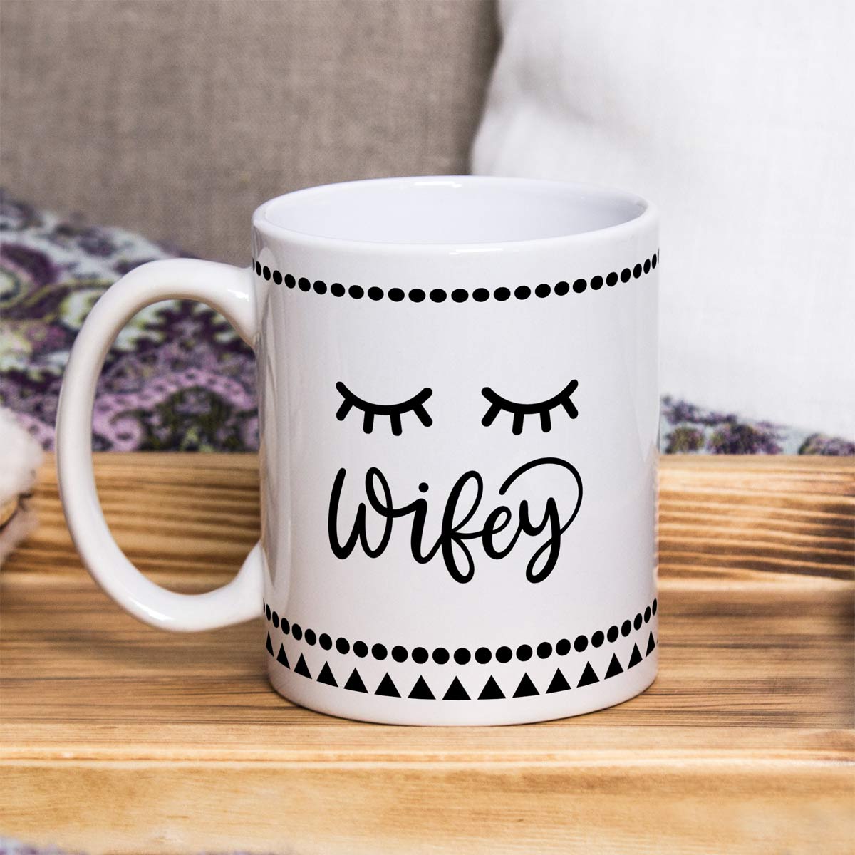 Personalized Hubs & Wifey Couple Coffee Mug Set of 2 for Valentine's Day-8