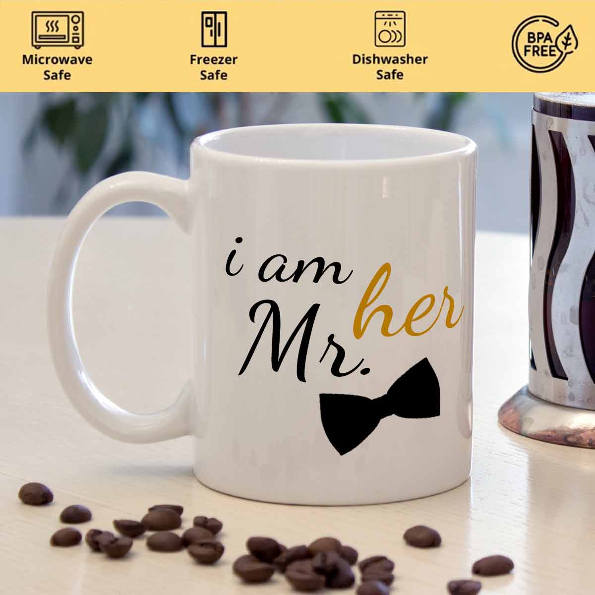 Mr & Mrs Personalised Mug Set-3