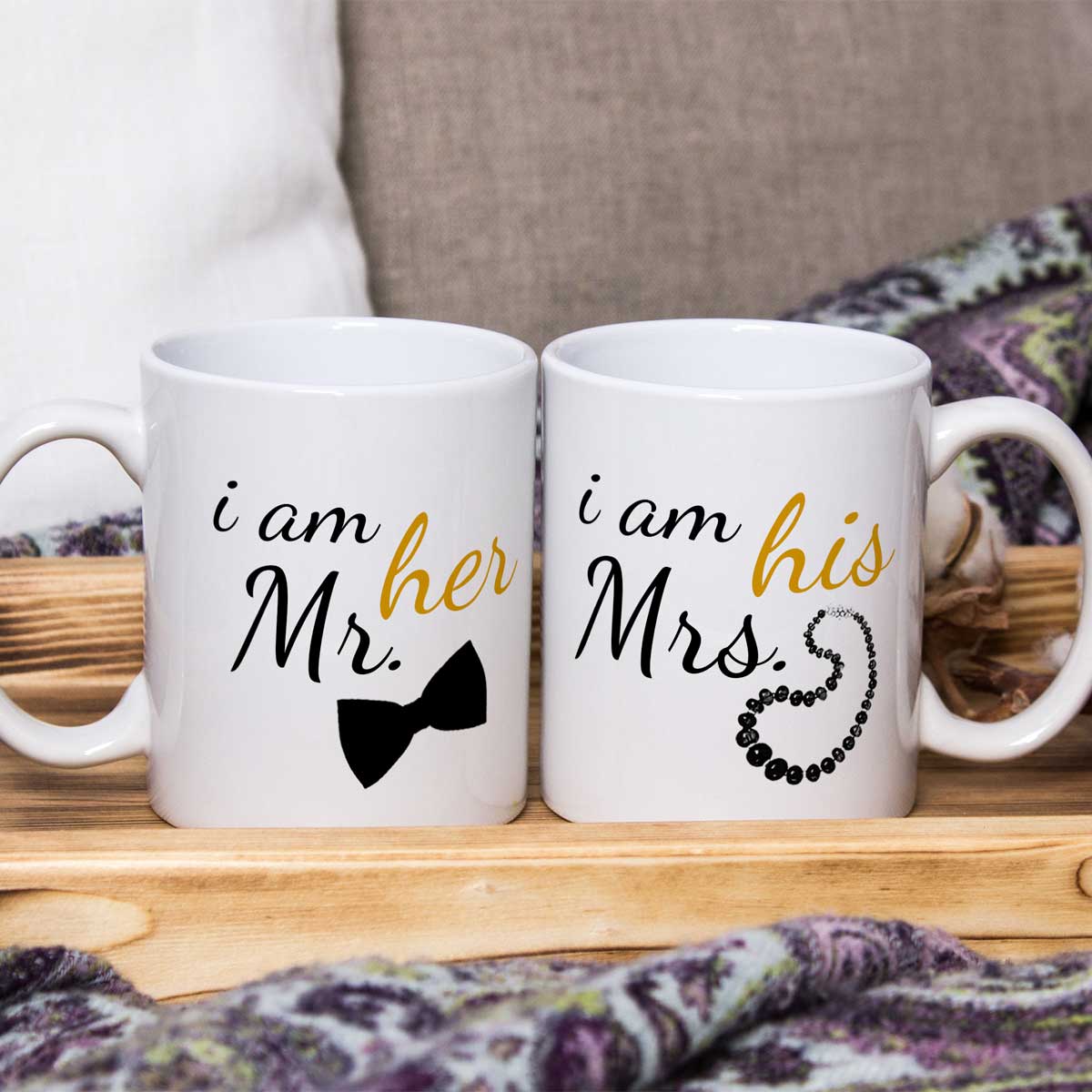 Mr & Mrs Personalised Mug Set-1