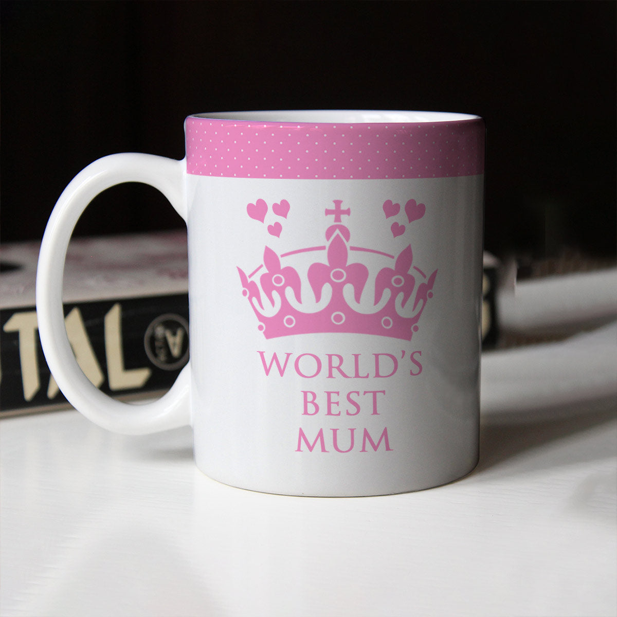 World’s Best Mum Printed Ceramic Coffee Mug Gift For Mom