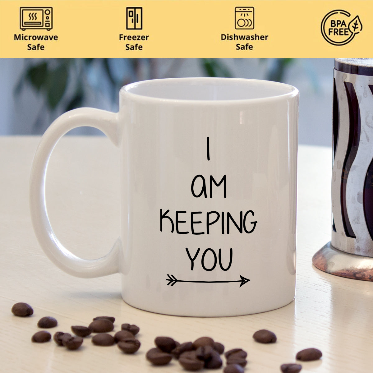 I Am Keeping You Couple Coffee Mug for Valentine's Day-2
