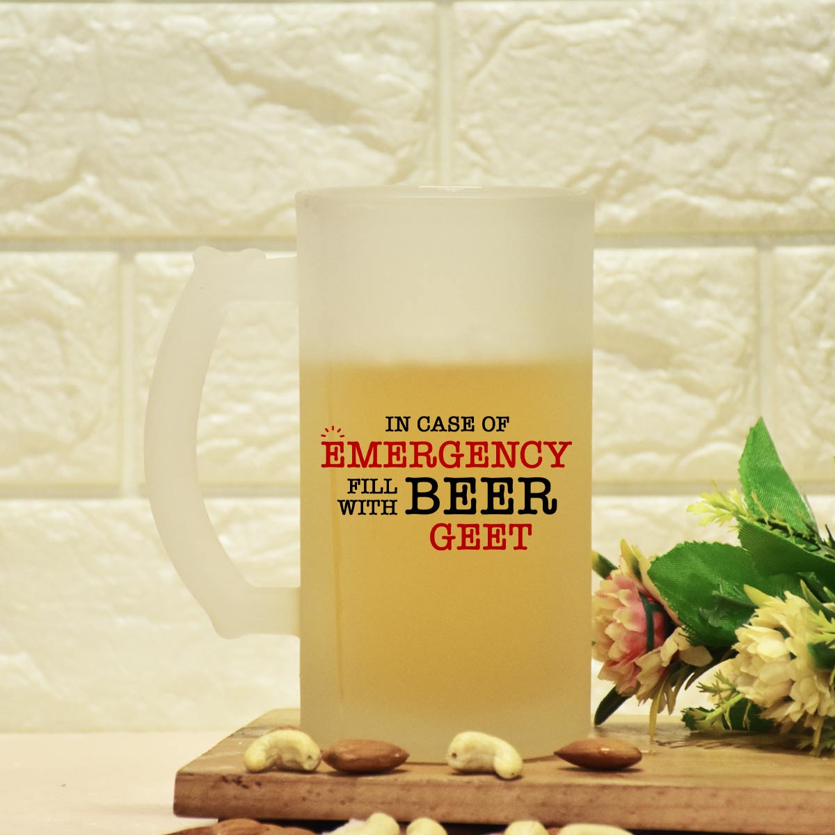 Personalised Emergency Beer Mug