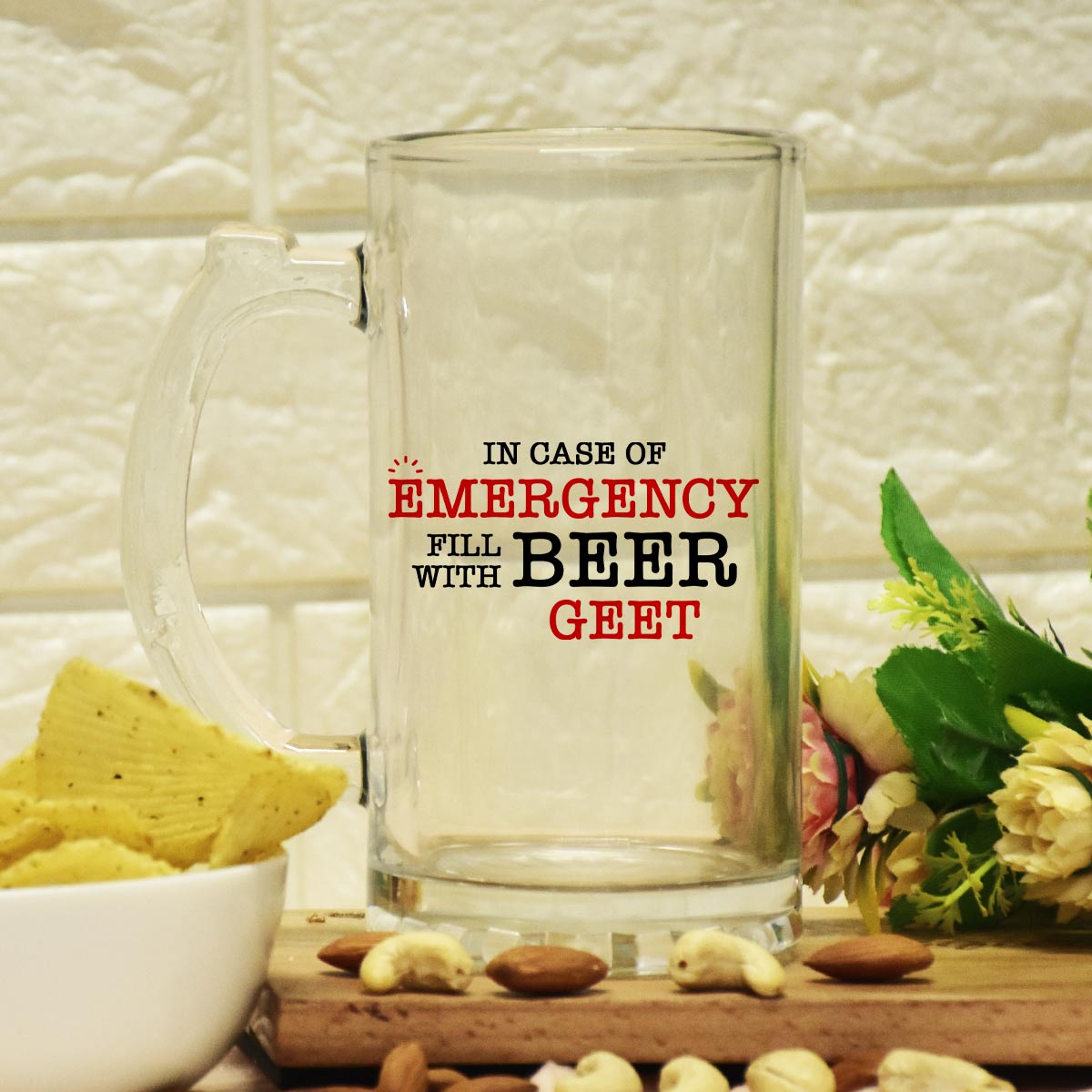 Personalised Emergency Beer Mug