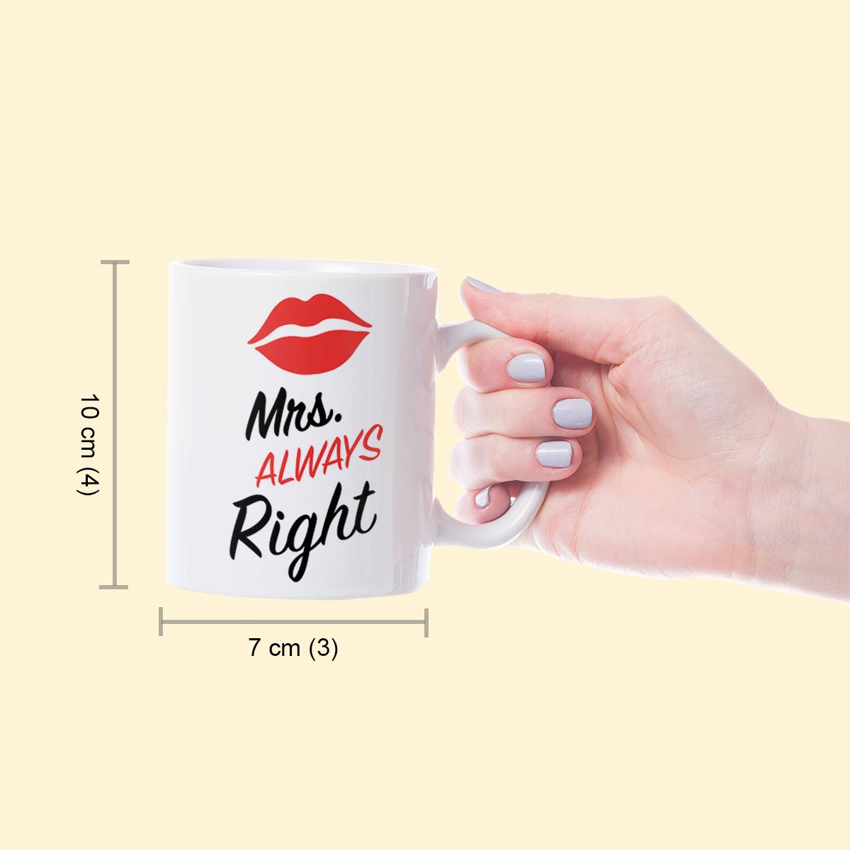 Mr. & Mrs. Always Right Valentine's Day Coffee Mug Set of 2 for Couple-5