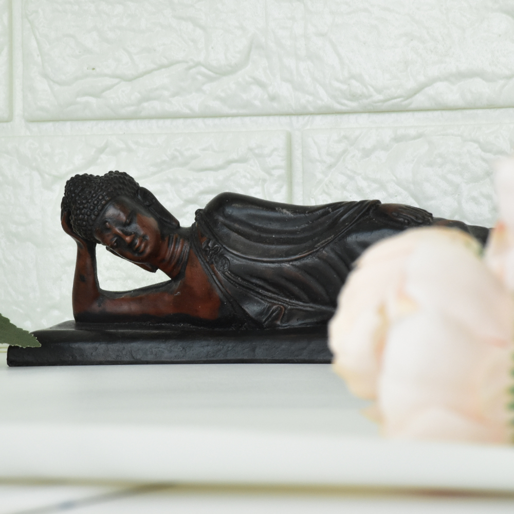 Reclining Buddha Idol Religious & Spiritual Gift for Home & Meditation Room
