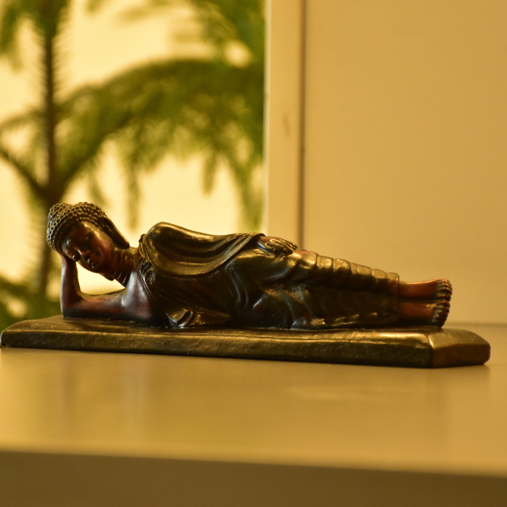 Reclining Buddha Idol Religious & Spiritual Gift for Home & Meditation Room