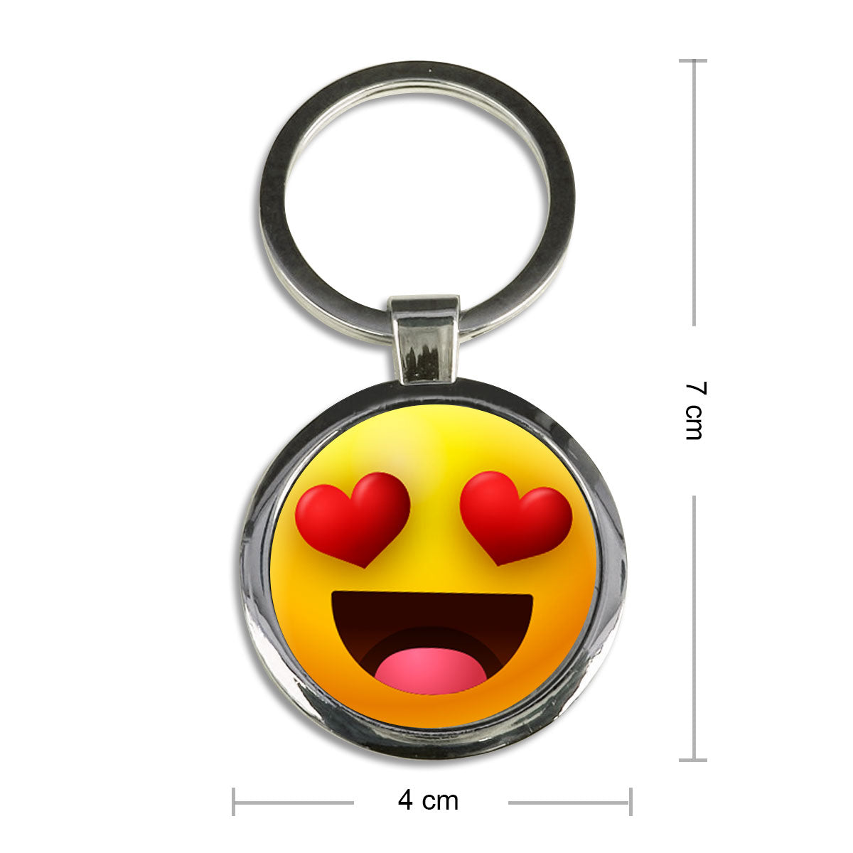 Emoji Smiley Metal Keychains-23