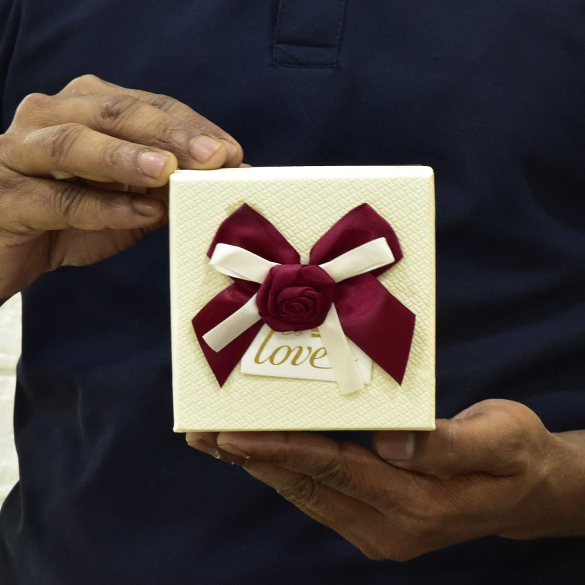 Mini Cute Teddy Soft Toy Gift Box For Couple