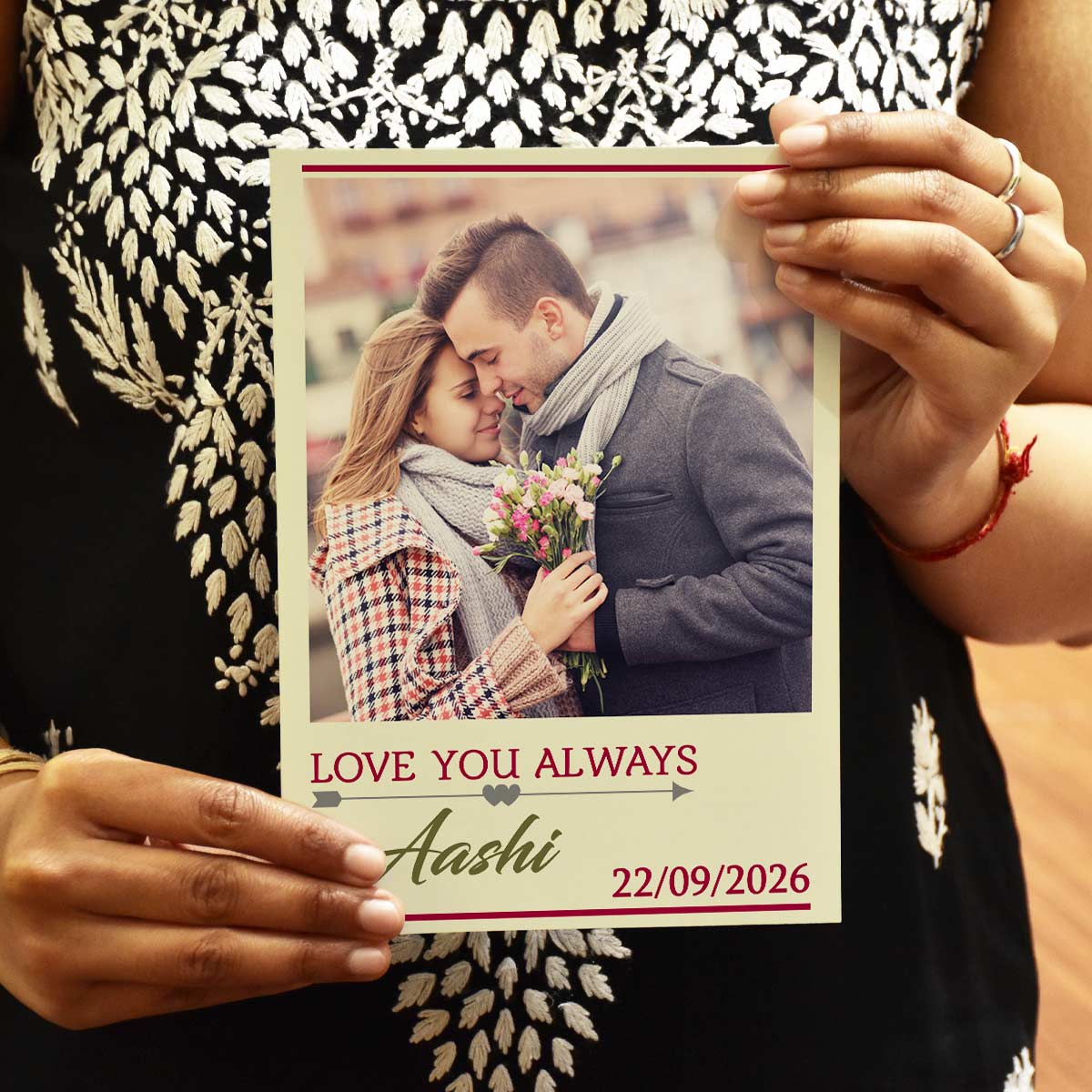 Personalised Love You Always Photo Greeting Card