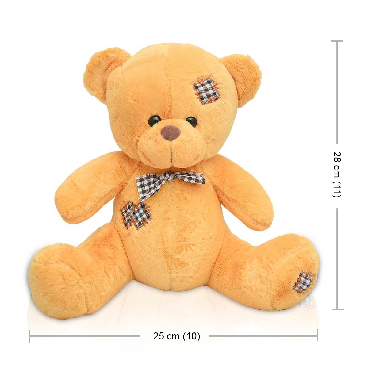 Orange Soft Beige Teddy Bear for Teddy Day (20cm)