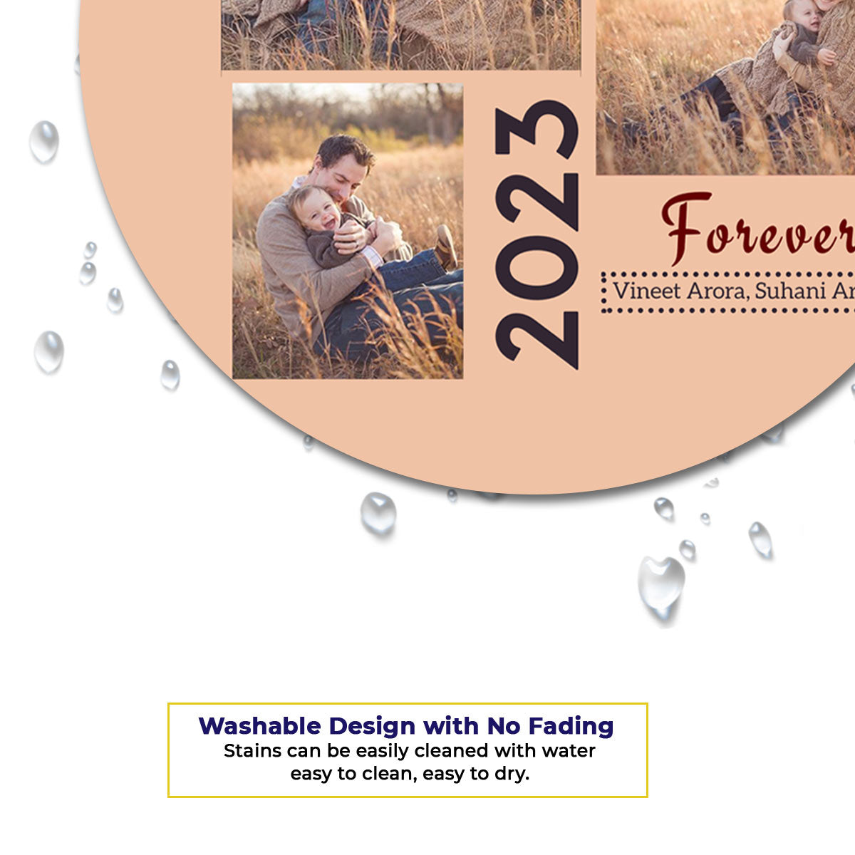 Personalised Forever Family Love - Mouse Pad