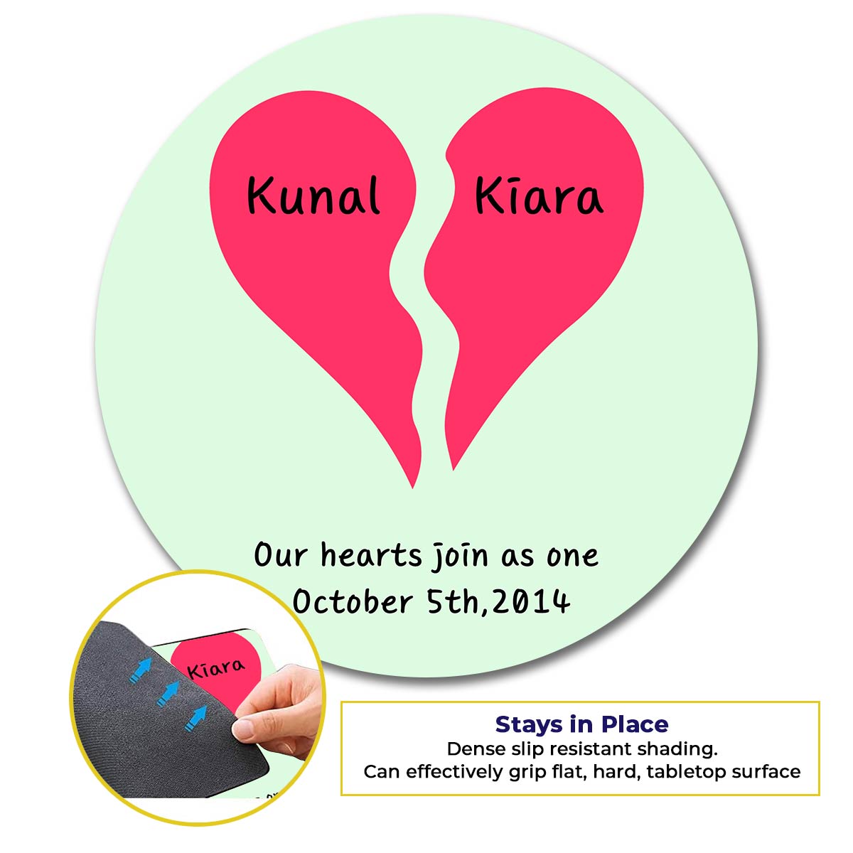 Joining Hearts - Mouse Pad