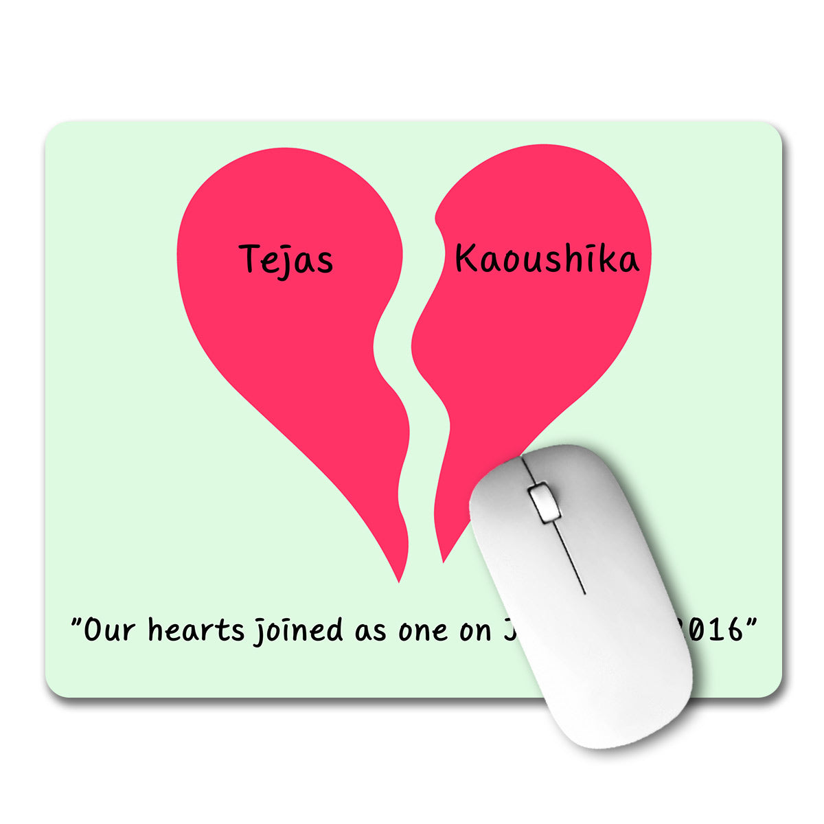 Joining Hearts - Mouse Pad