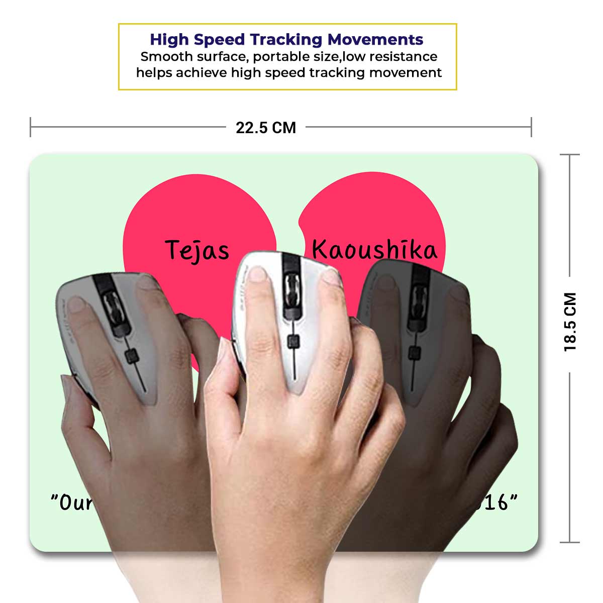 Joining Hearts - Mouse Pad