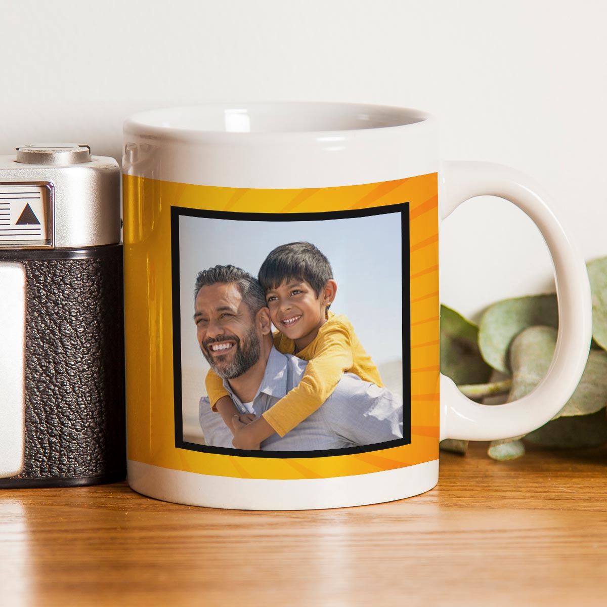 Customized Love U Dad Photo Coffee Mug Gift For Father's Day 1