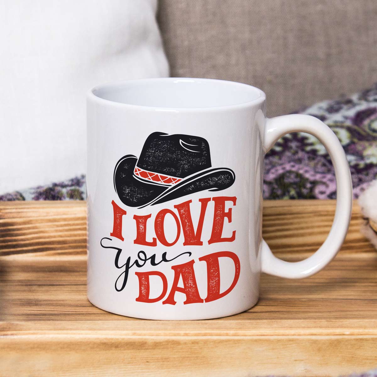 Love You Dad Ceramic Coffee Mug Gift For Father's Day 2