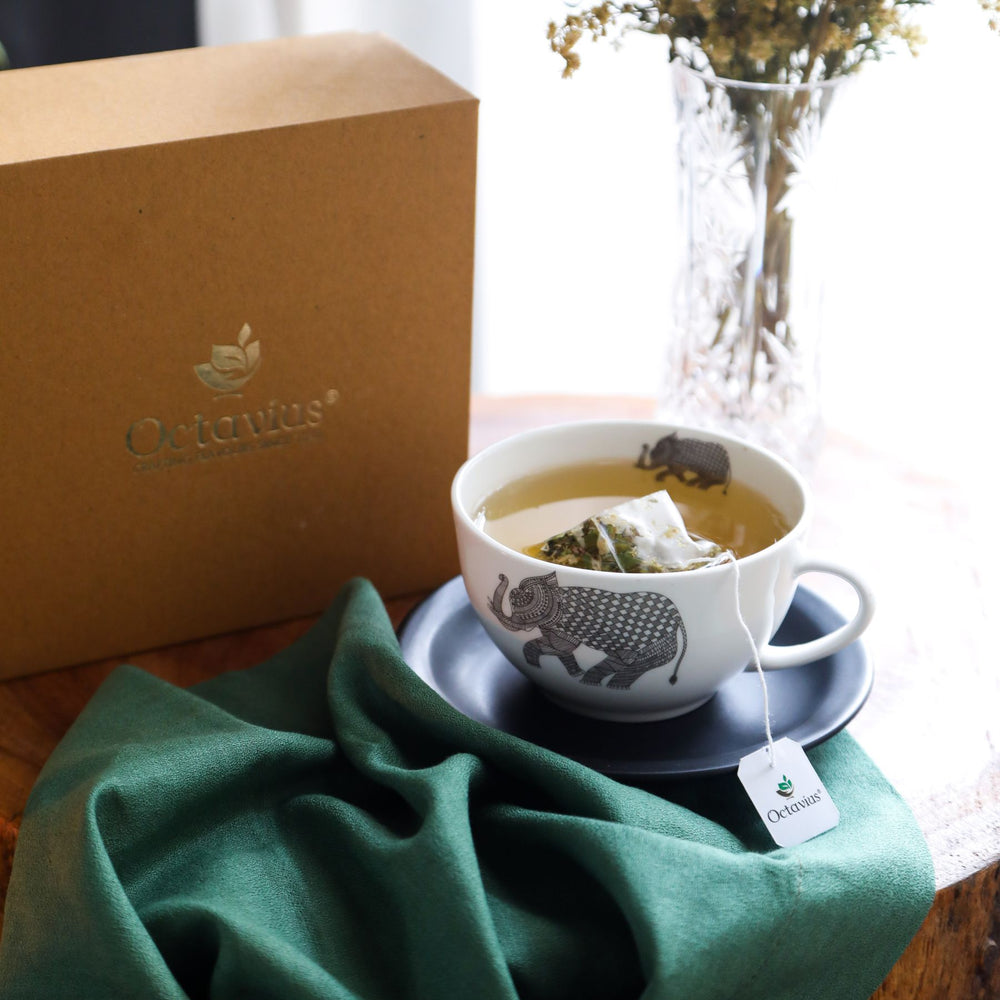 Octavius Tea Collection| Blossom Bundles Range - 2 Tins Packed In An Exclusive Gift Box-5