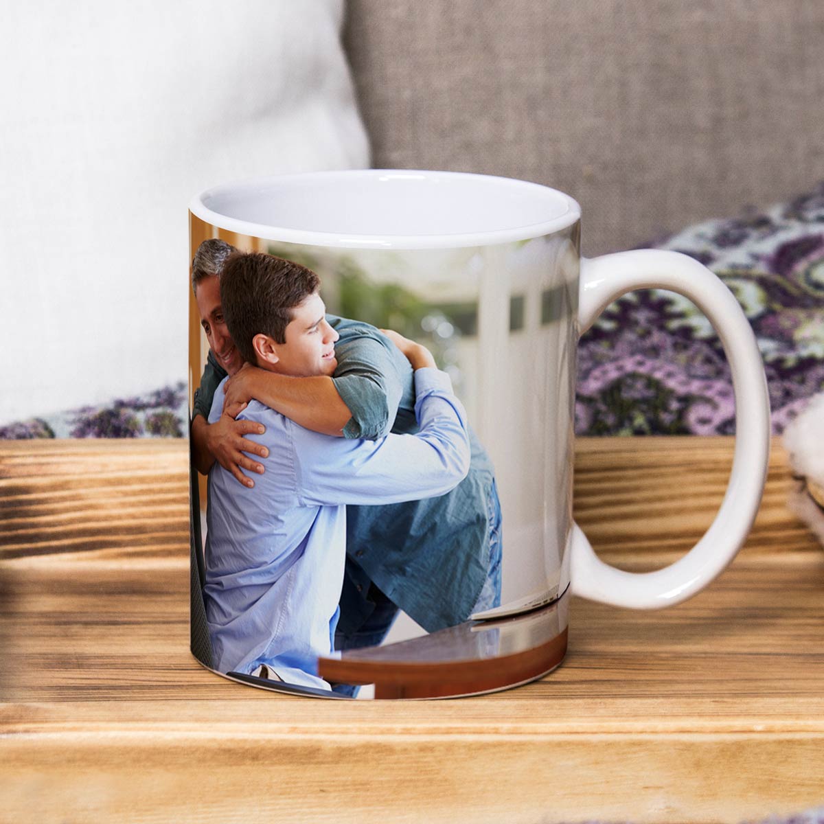 Personalized Love You Dad Photo Coffee Mug Gift For Father's Day 1
