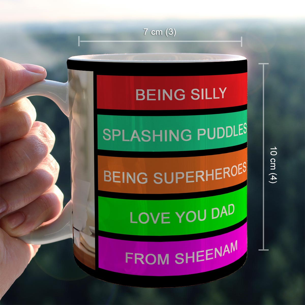 Personalized Love You Dad Photo Coffee Mug Gift For Father's Day 4