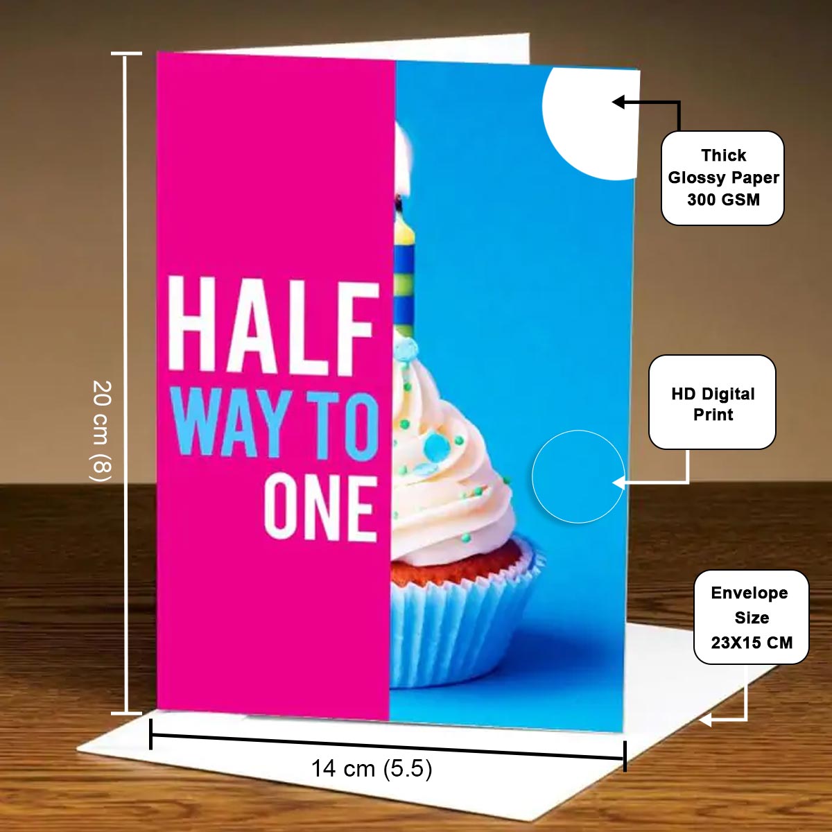 Personalised Half Birthday Card-2