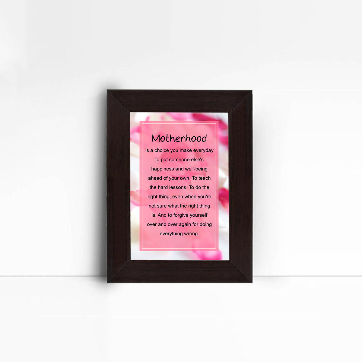 Motherhood Poster Frame Gift For Mother's Day