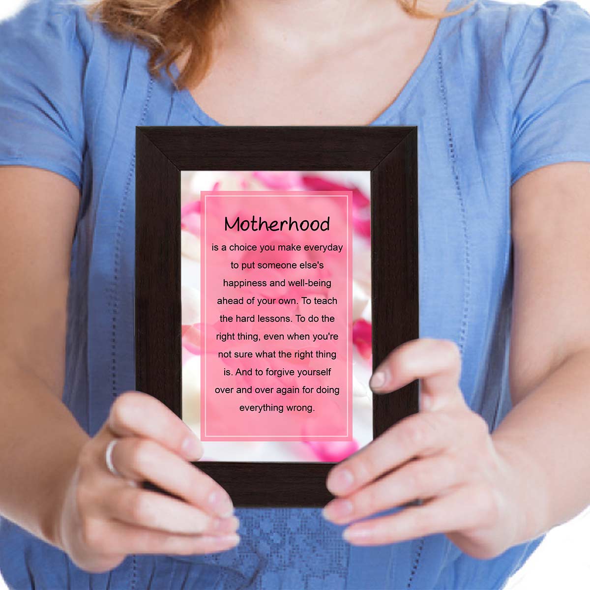 Motherhood Poster Frame Gift For Mother's Day