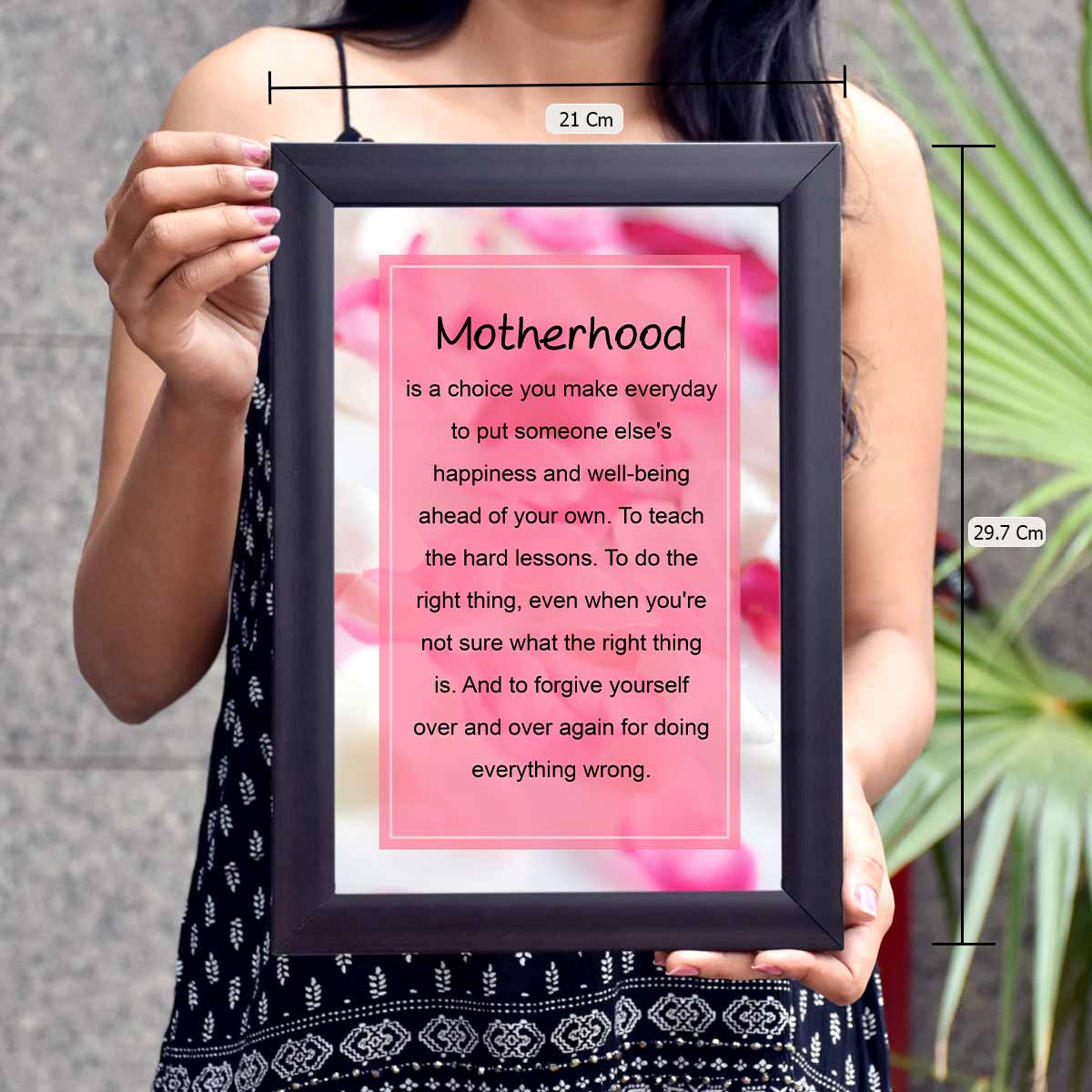 Motherhood Poster Frame Gift For Mother's Day