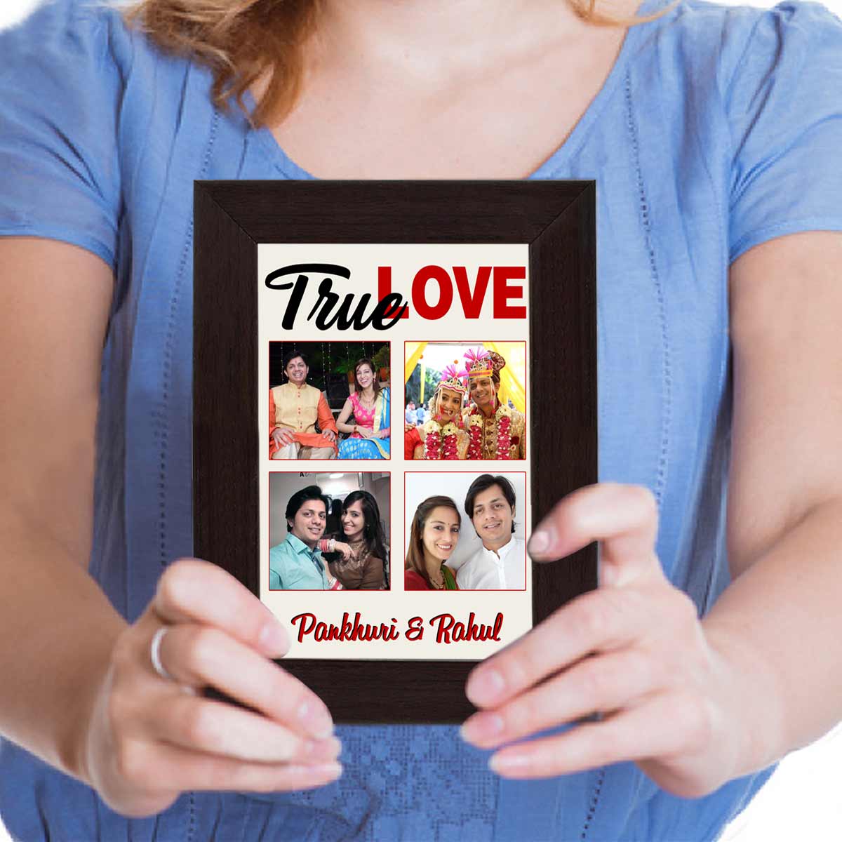 Personalised Love Photo Print Frame