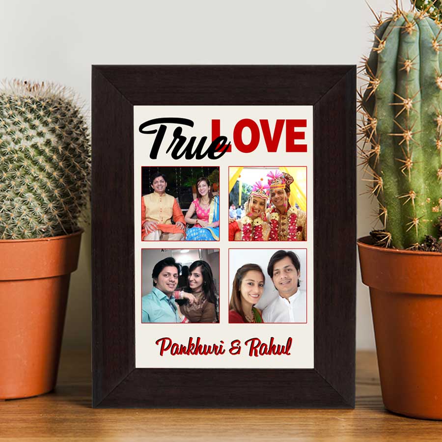 Personalised Love Photo Print Frame