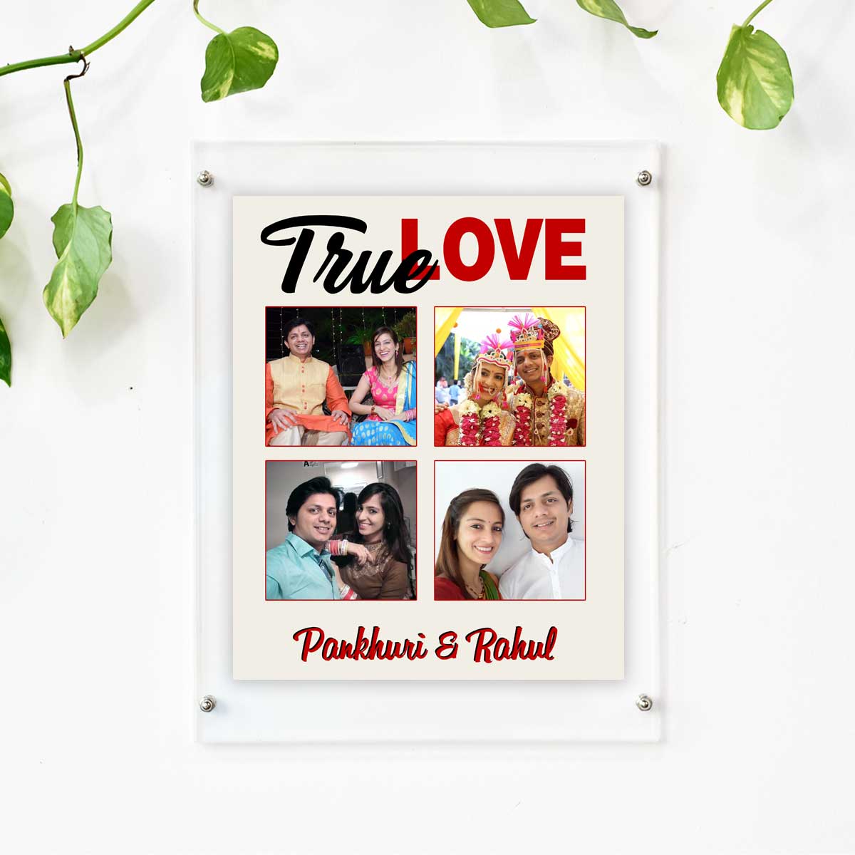 Personalised Love Photo Print Frame